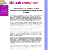 Tablet Screenshot of kid-craft-central.com